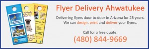 flyer delivery ahwatukee